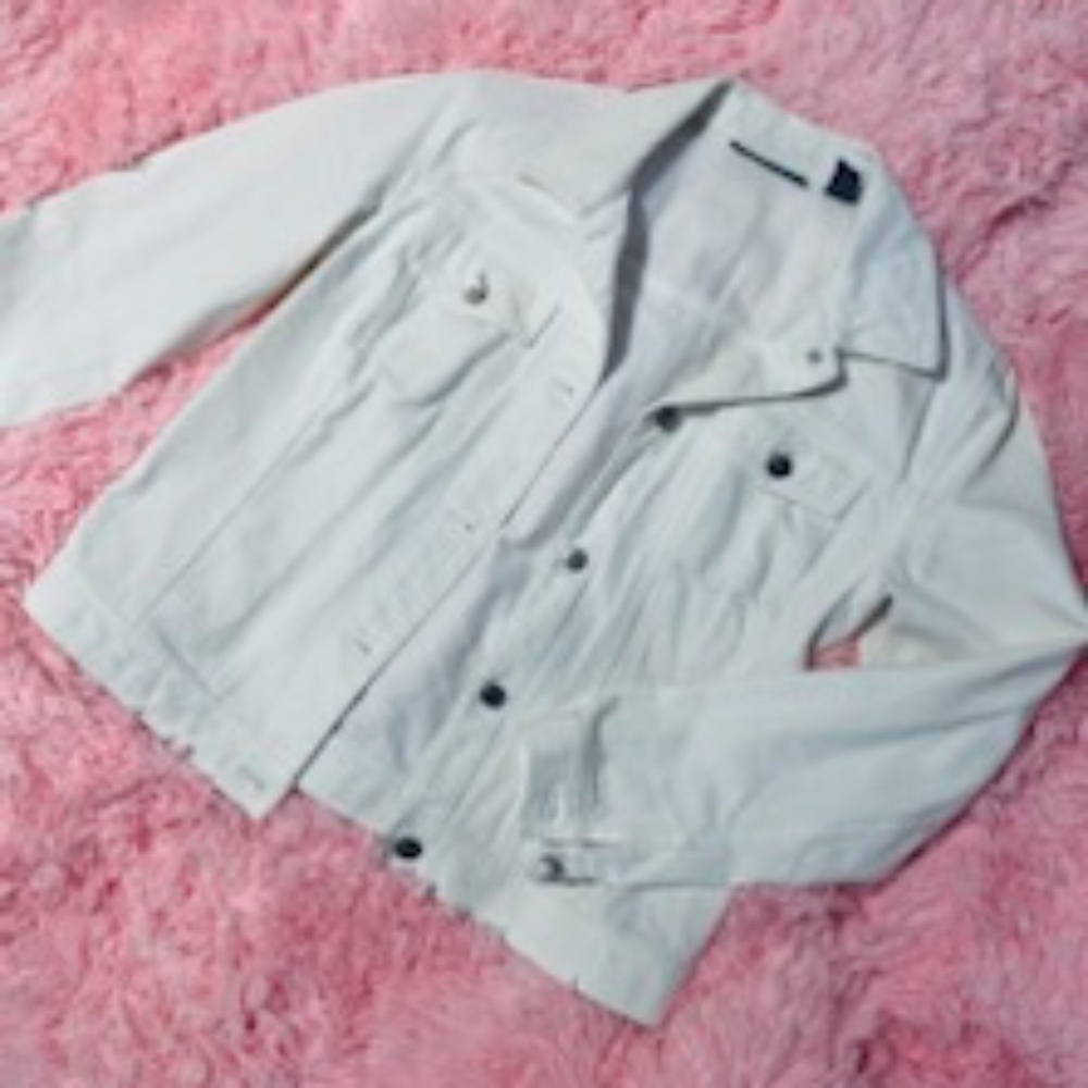 Kate Hill White Denim Jacket